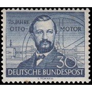 Alemania Federal Germany 35 1952 75 años del motor de gasolina de cuatro tiempos Otto MH