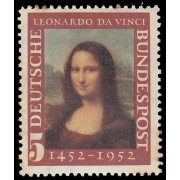 Alemania Federal Germany 35 1952 500 aniv. del nacimiento de Leonardo da Vinci MH