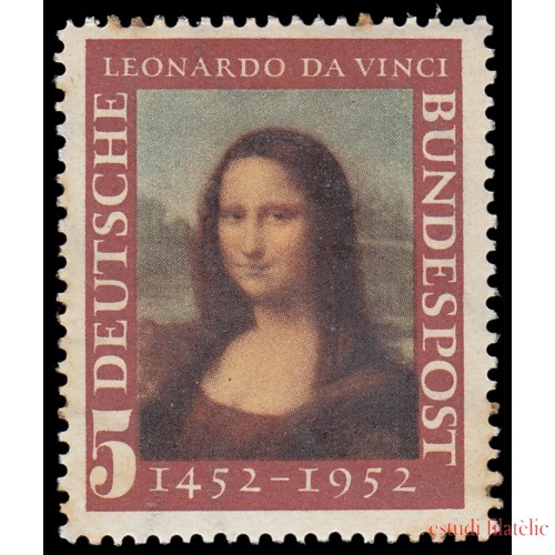 Alemania Federal Germany 35 1952 500 aniv. del nacimiento de Leonardo da Vinci MH