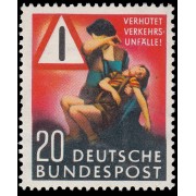 Alemania Federal Germany 48 1953 Contra los accidentes de circulación MH