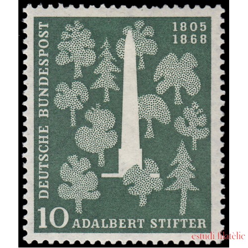 Alemania Federal Germany 96 1955 150 aniv. de Adalbert Stifter MH