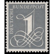 Alemania Federal Germany 102 1955 Número 1 en una fuente ornamental MH