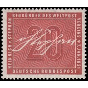 Alemania Federal Germany 104 1956 Valor con firma 