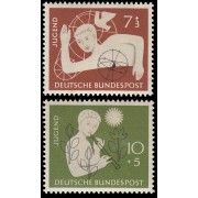 Alemania Federal Germany 111/12 1956 Fondo de albergues juveniles MH