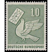 Alemania Federal Germany 123 1956 Día del Sello MH