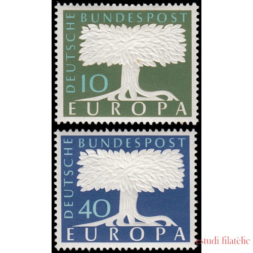 Alemania Federal Germany 140/41 1957 Europa (C.E.P.T.) 1957 Árbol MH