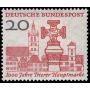 Alemania Federal Germany 161 1958 Trier y el mercado cruzado MH