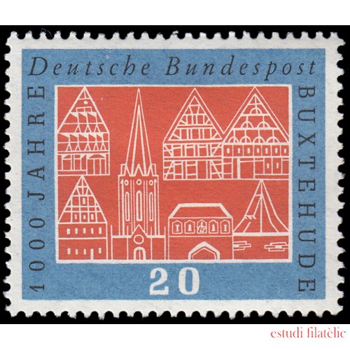 Alemania Federal Germany 185 1959 Milenario de Buxtehude MH