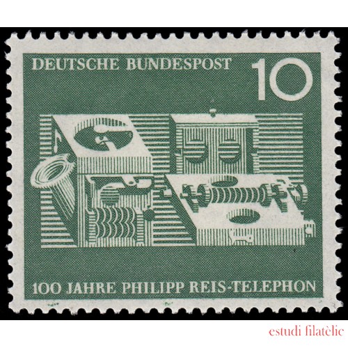 Alemania Federal Germany 245 1961 Teléfono de Reis de 1861 MH