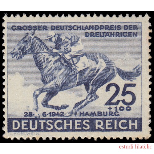 Alemania Imperio Germany 738 1942 Gran Premio de Alemania para el 