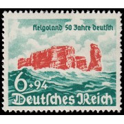 Alemania Imperio Germany 672 1940 50 aniv. de la cesión de Heligoland a Alemania MNH