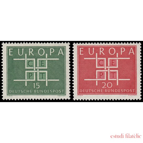 Alemania Federal Germany 278/79 1963 Europa MNH