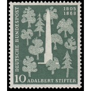 Alemania Federal Germany 96 1955 150 aniv. de Adalbert Stifter MNH