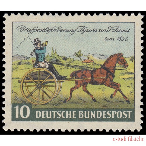 Alemania Federal Germany 47 1952 Día del sello MNH