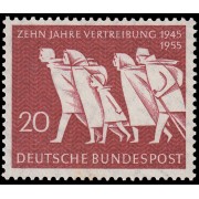 Alemania Federal Germany 91 1955 10 años del desalojo MNH