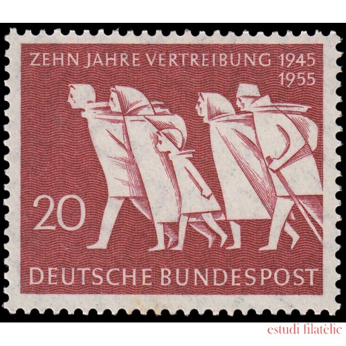 Alemania Federal Germany 91 1955 10 años del desalojo MNH