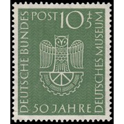 Alemania Federal Germany 51 1953 50 años del Museo Alemán de Múnich MNH