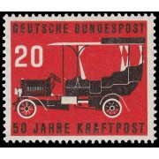 Alemania Federal Germany 87 1955 50 años de autobuses postales motorizados MNH