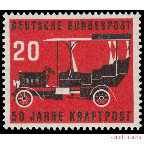 Alemania Federal Germany 87 1955 50 años de autobuses postales motorizados MNH