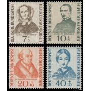 Alemania Federal Germany 98/01 1955 Bienestar: Ayudantes de la humanidad 1955 MNH