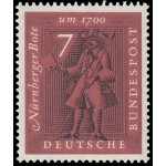 Alemania Federal Germany 237 1961 Mensajero de Nuremberg MNH