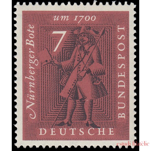 Alemania Federal Germany 237 1961 Mensajero de Nuremberg MNH