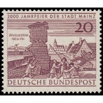 Alemania Federal Germany 247 1962 Druso (100 d. C.), extracto del antiguo paisaje urbano de Maguncia MNH