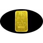 Lingote Ingot 2 gramos oro puro 999,9 Oro Gold UBS