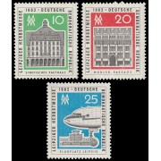 Alemania Oriental 626/28 1962 Feria de otoño de Leipzig MNH