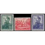 Alemania Oriental 38/40 1951 Amistad germano-china Mao Sin goma