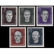 Alemania Oriental 355/59 1958 En memoria de las víctimas de Buchenwald MNH