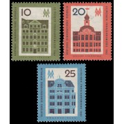 Alemania Oriental 586/88 1962 Feria de primavera de Leipzig MNH