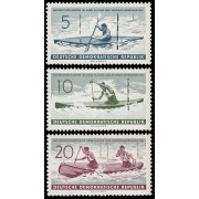 Alemania Oriental 551/53 1961 Campeonatos del mundo de canoa-kayak MNH