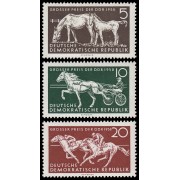 Alemania Oriental  360/62 1958 Gran premio hípico de la RDA MNH