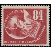 Alemania Oriental 14 1950 Exposición filatélica de Leipzig MNH