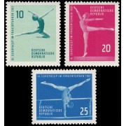 Alemania Oriental 546/48 1961 Copa de Europa de gimnasia femenina MNH