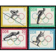 Alemania Oriental 703/06 1963 Juegos olímpicos de invierno en Insbruck MNH