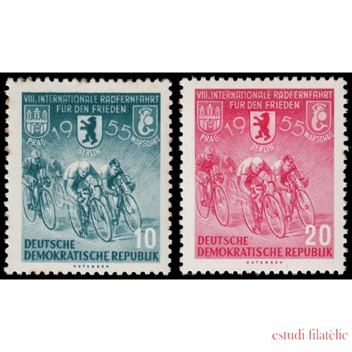 Alemania Oriental 198/99 1955 8ª Carrera ciclista internacional por la paz MH