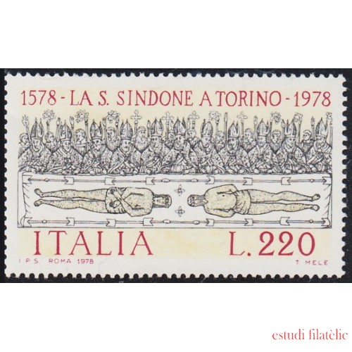 Italia Italy 1355 1978 4º Centenario de la trasferencia de la Sábana Santa a Turín MNH