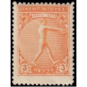 Grecia Greece 167 1906 10 aniv. de la renovación de los juegos olímpicos MNH