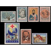 Grecia Greece 693/99 1959 25 congreso internacional de la Cruz Roja en Atenas MNH