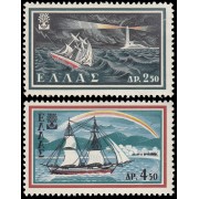 Grecia Greece 703/04 1960 Año mundial del rrefugiado MNH