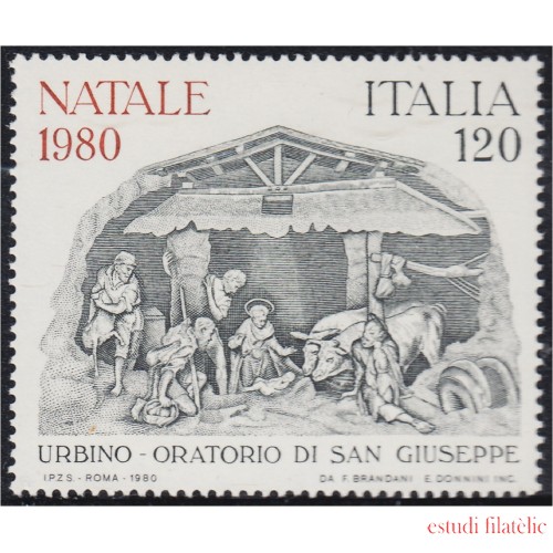 Italia Italy 1470 1980 Navidad oratorio de St. Giuseppe MNH