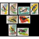 Hungría Hungary 1478/85 1961 Pájaros del bosque y el campo MNH