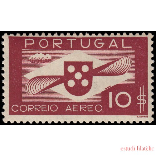 Portugal A 7 1941 Serie corriente Escudo y hélice MNH