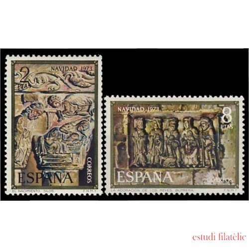 España Spain 2162/63 1973 Navidad MNH