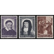 Vaticano 313/15 1960  3º Centenario muerte de St. Vicente de Paul y Sta.Luisa de Marillac MNH