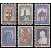 Vaticano 335/40 1961 80 Aniv. de S S Juan XXIII MNH