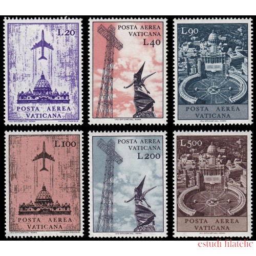 Vaticano Aéreo 47/52 1967  Avión MNH