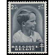 TEN/S Bélgica 446 1937  Día del sello Efigie del príncipe Baudouin MNH